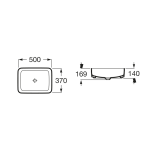 Roca 327530 Inspira 座枱洗臉盆